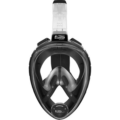 Full Face Snorkeling Mask - Black, Medium