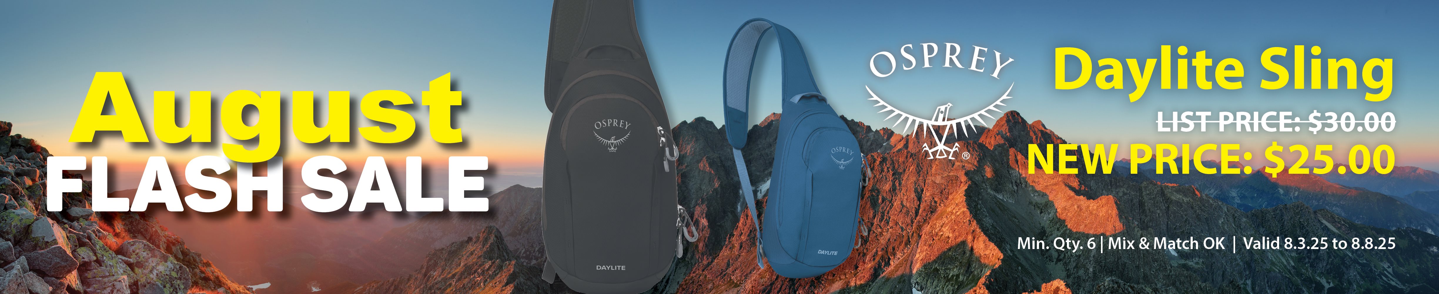 Osprey Flash Sale